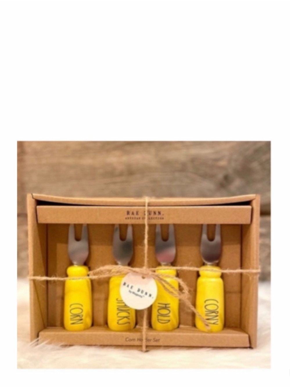 NEW Rae Dunn Yellow Corn Holders 🌽